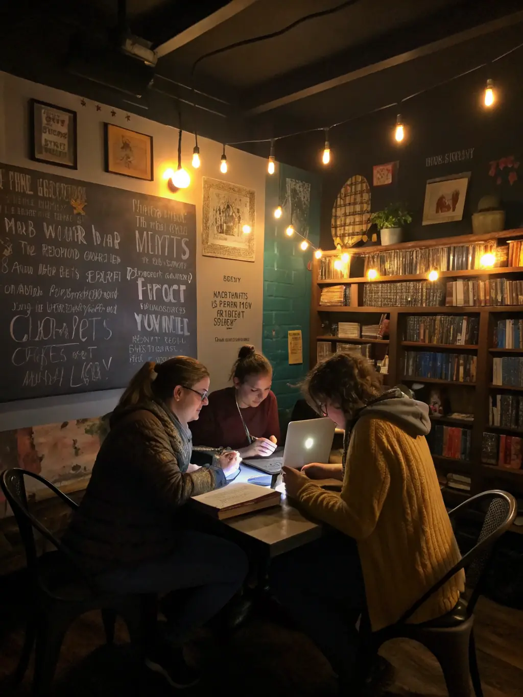 A group of writers participating in a workshop organized by ASSOCIATION EM PROD, focusing on creative writing and literary expression.